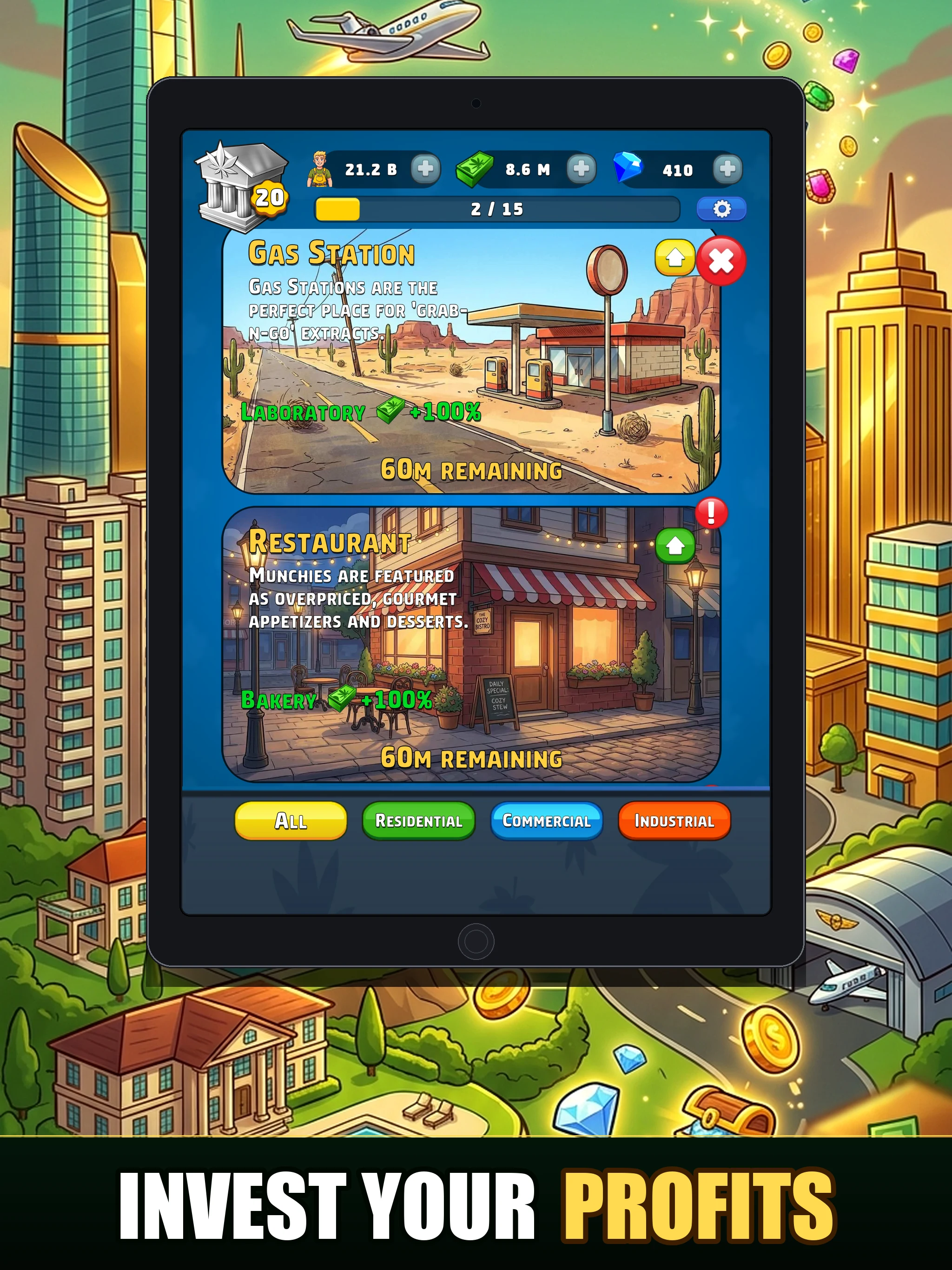 Hempire Tycoon - Weed Idle screenshot