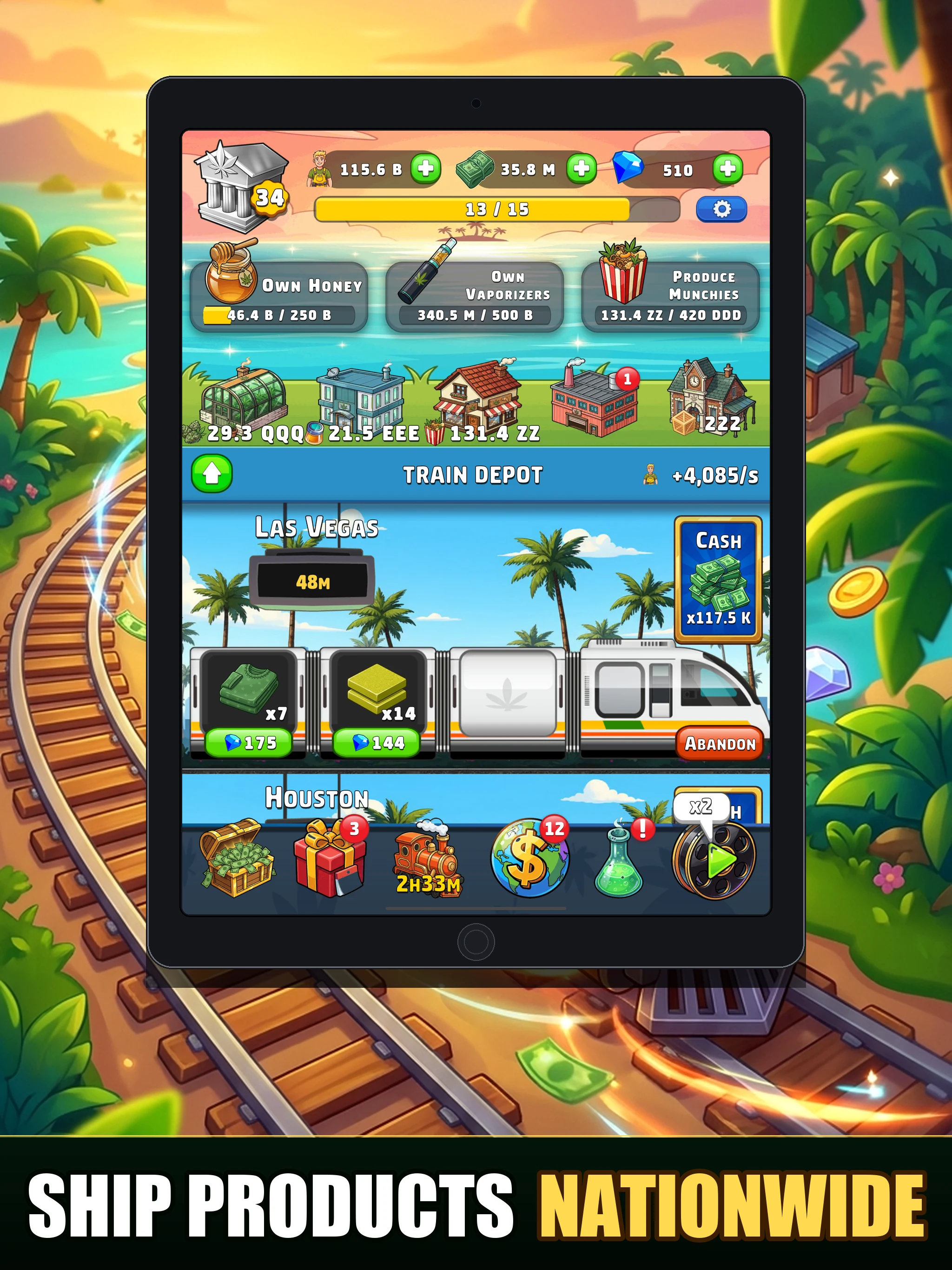 Hempire Tycoon - Weed Idle screenshot